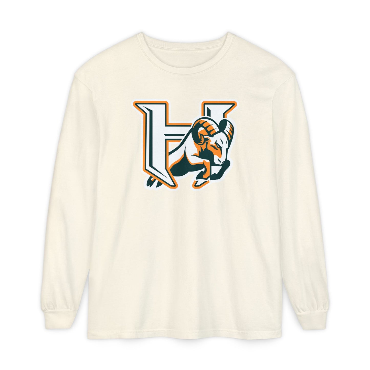 Garment-Dyed Long Sleeve Tee