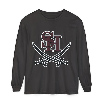 Garment-Dyed Long Sleeve Tee