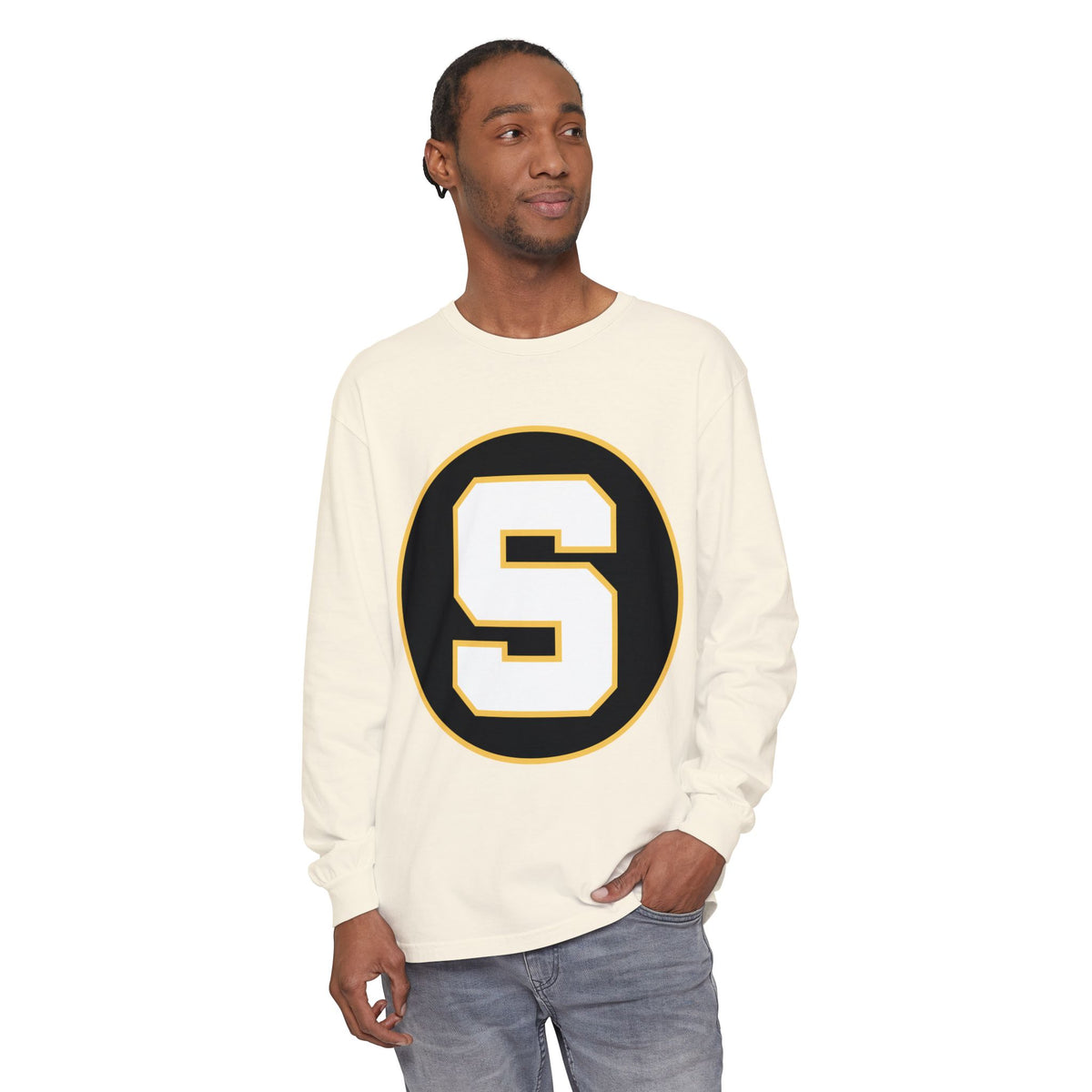 Garment-Dyed Long Sleeve Tee