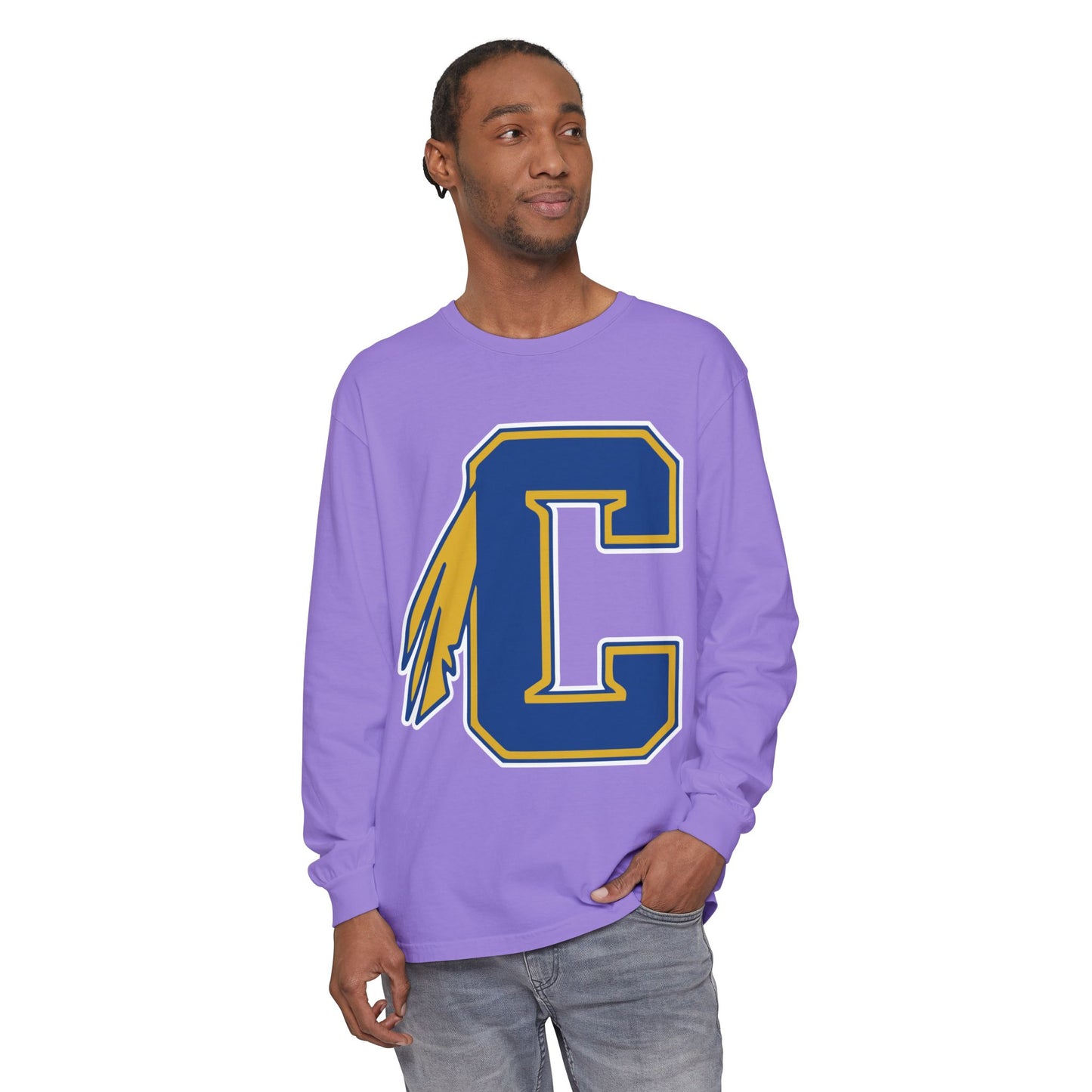 Garment-Dyed Long Sleeve Tee