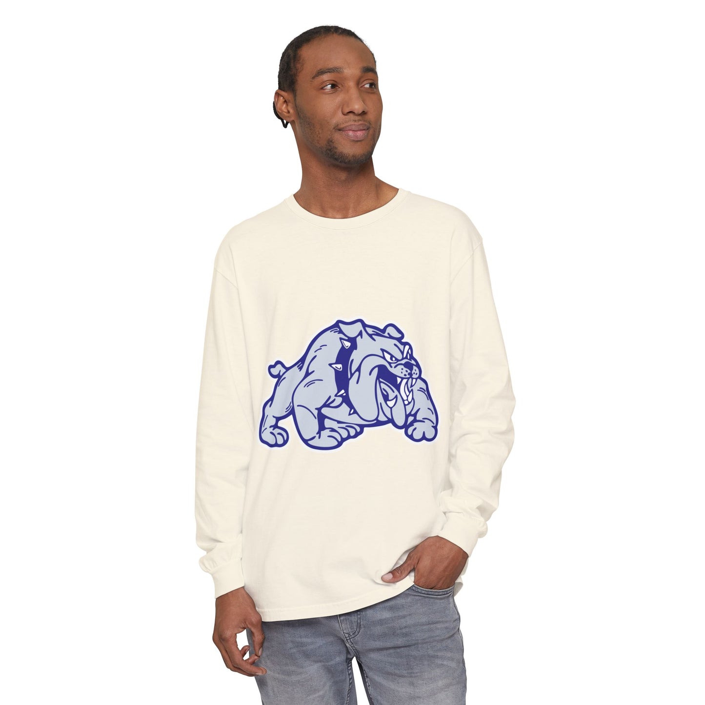 Garment-Dyed Long Sleeve Tee
