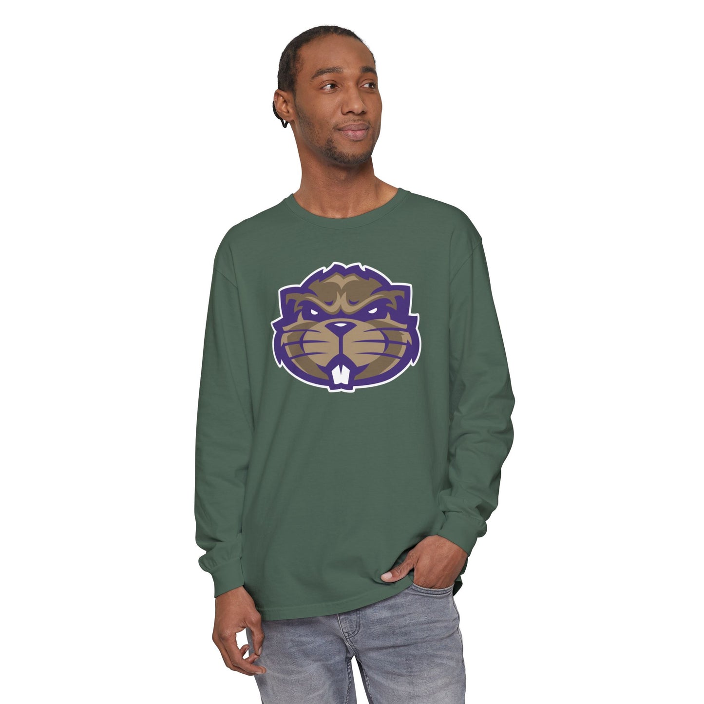 Garment-Dyed Long Sleeve Tee