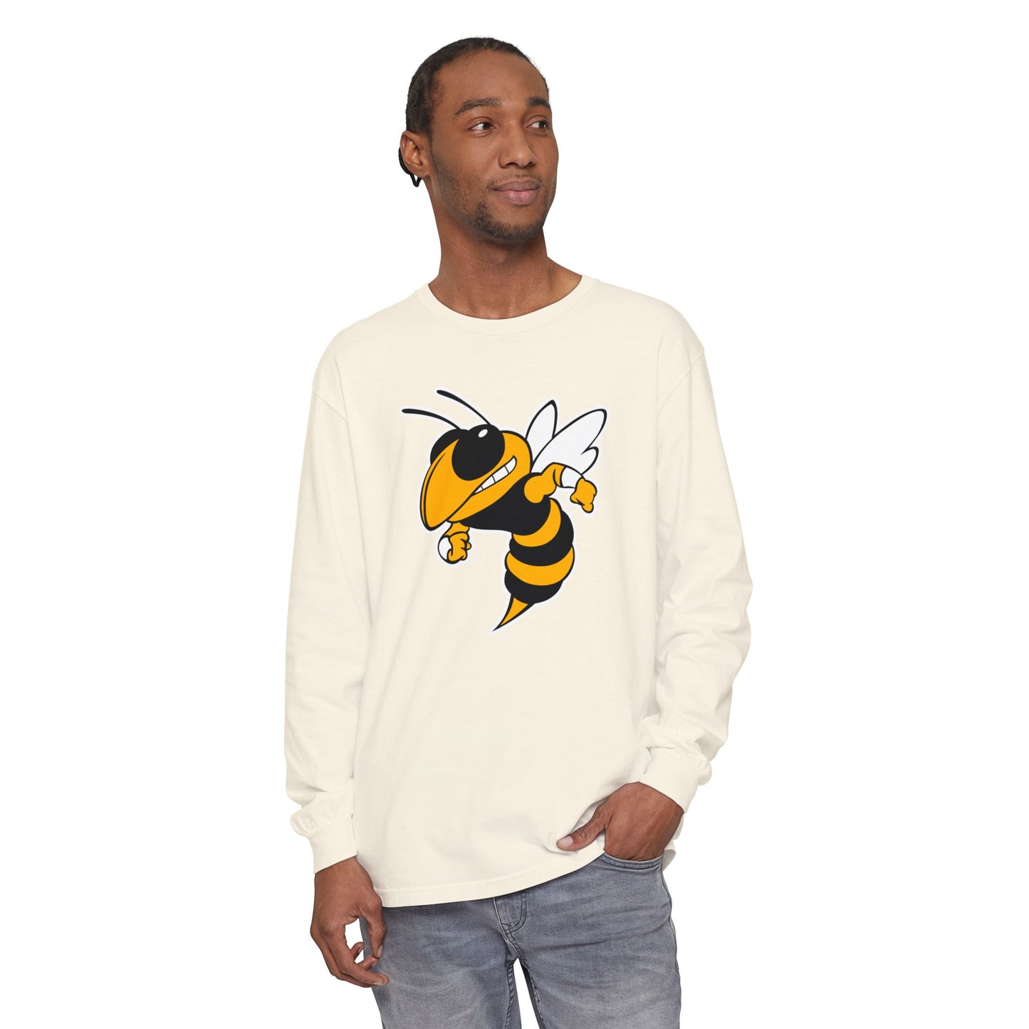 Garment-Dyed Long Sleeve Tee