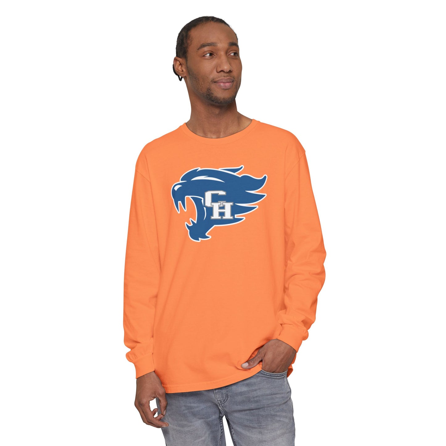 Garment-Dyed Long Sleeve Tee