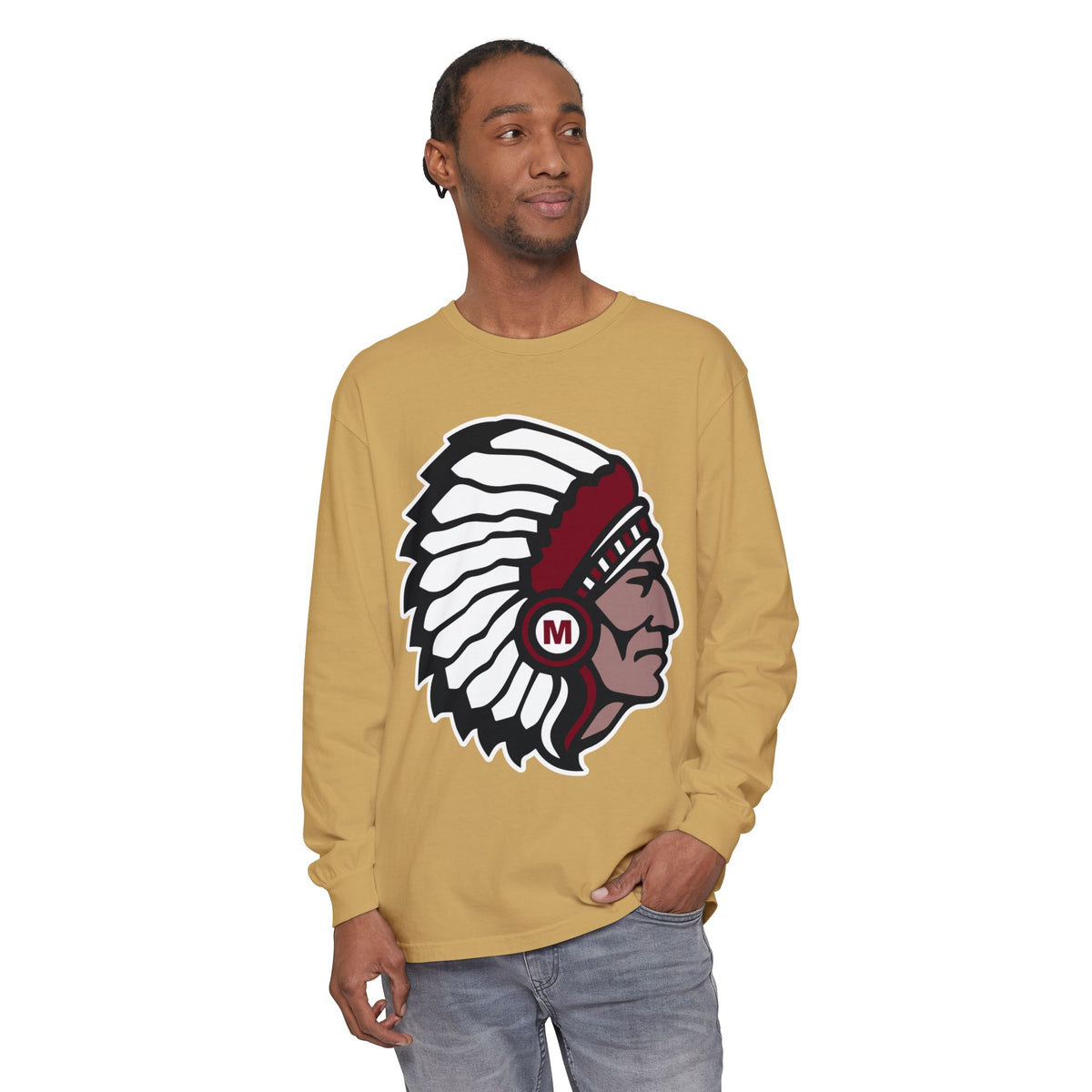 Garment-Dyed Long Sleeve Tee