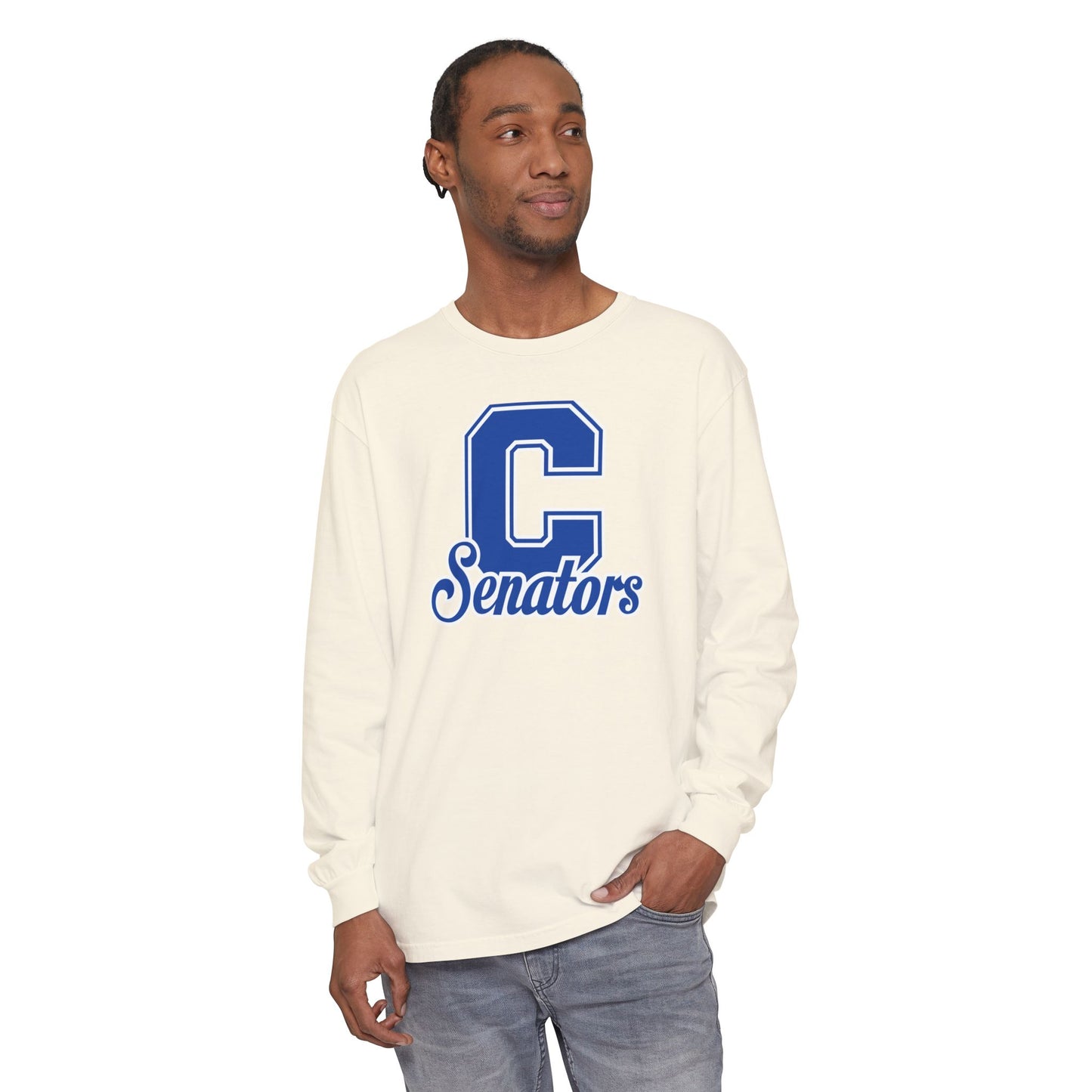 Garment-Dyed Long Sleeve Tee