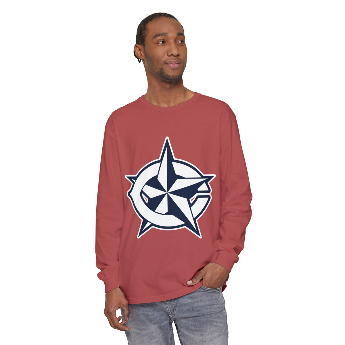 Garment-Dyed Long Sleeve Tee