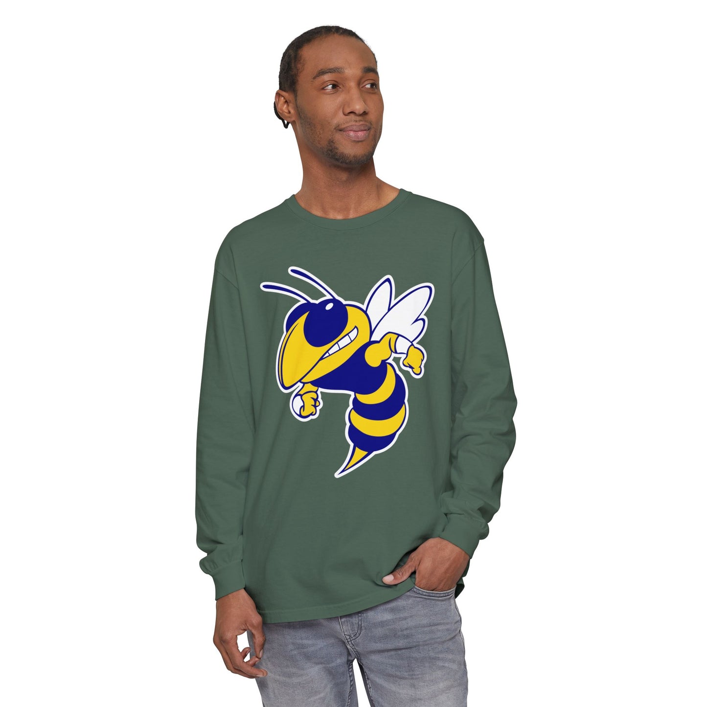 Garment-Dyed Long Sleeve Tee