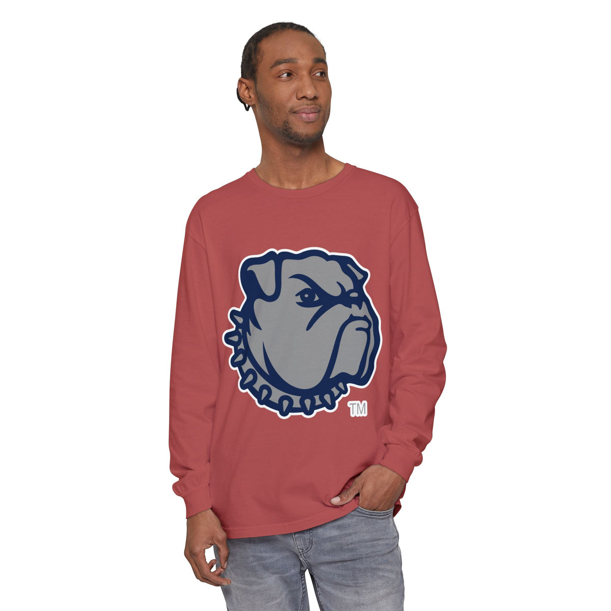 Garment-Dyed Long Sleeve Tee