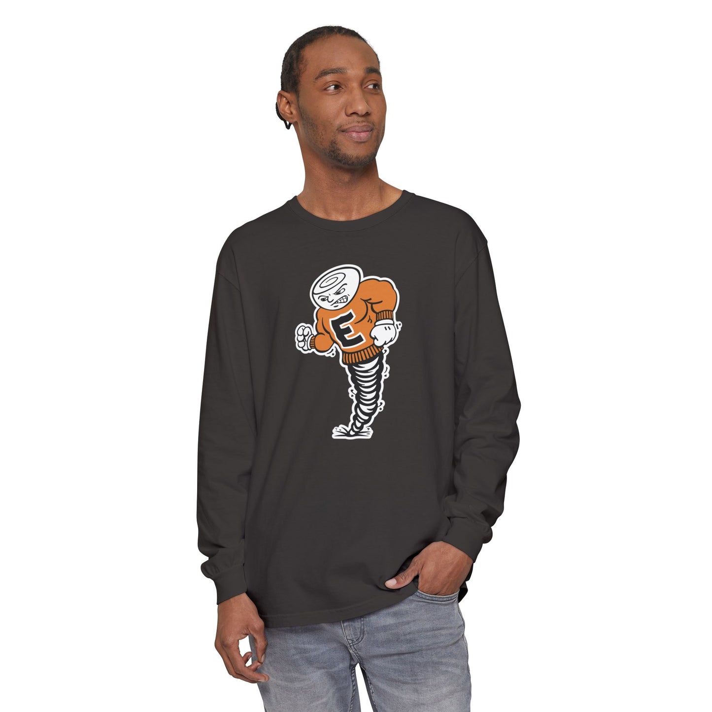 Garment-Dyed Long Sleeve Tee