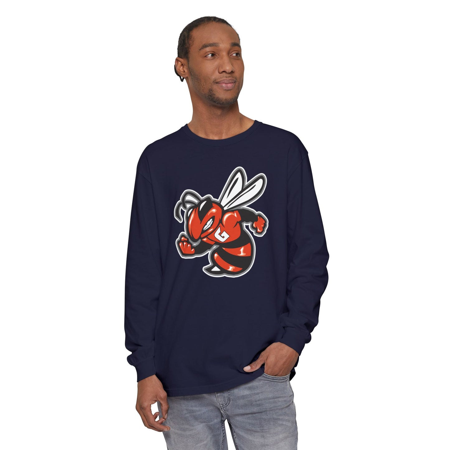 Garment-Dyed Long Sleeve Tee