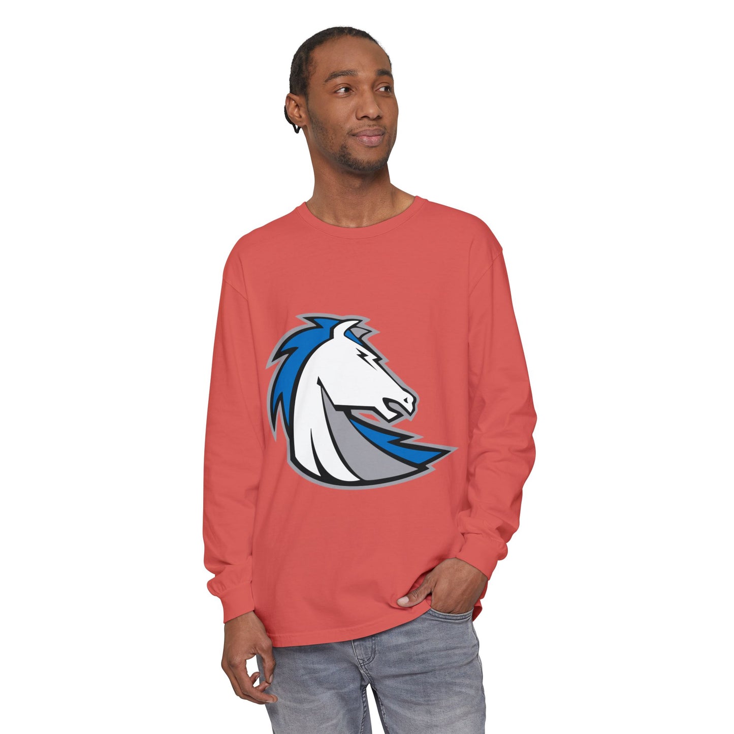 Garment-Dyed Long Sleeve Tee