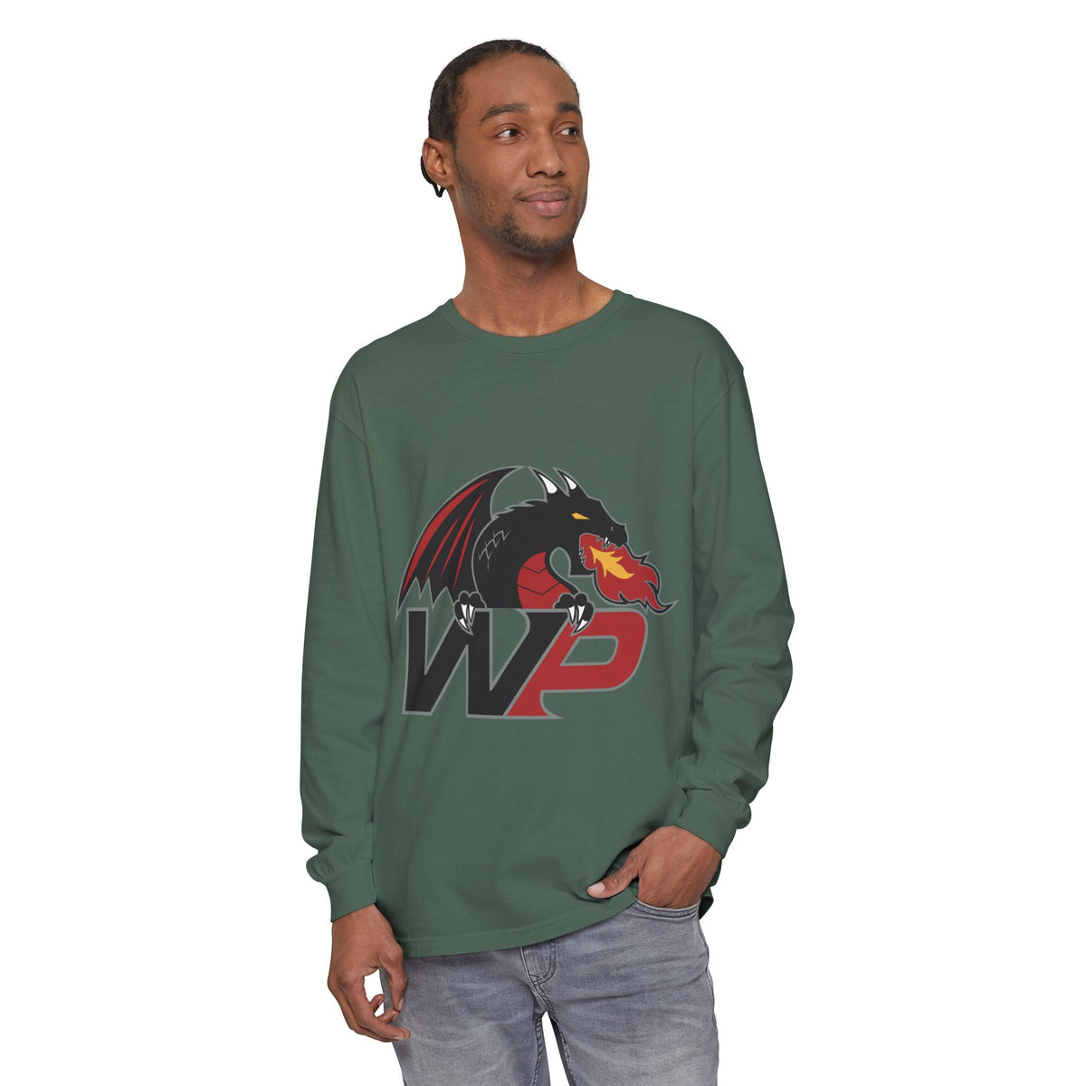 Garment-Dyed Long Sleeve Tee