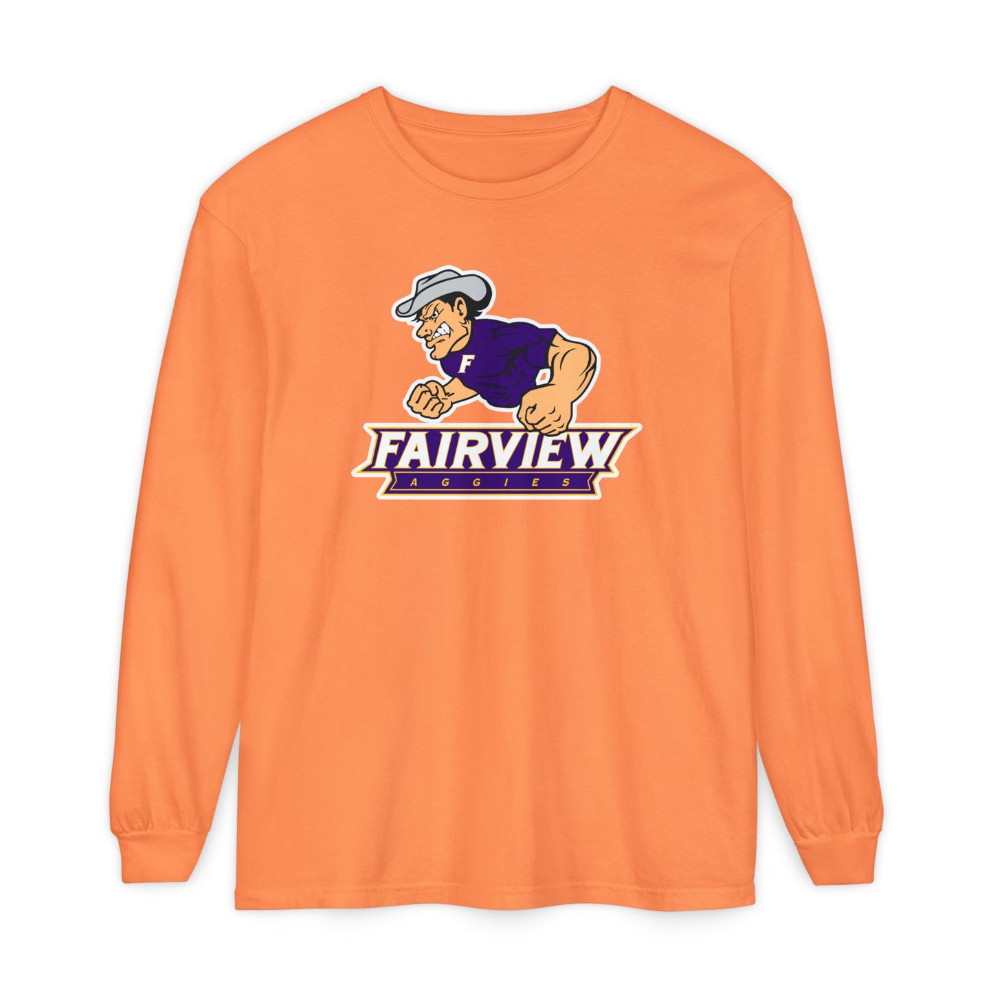 Garment-Dyed Long Sleeve Tee