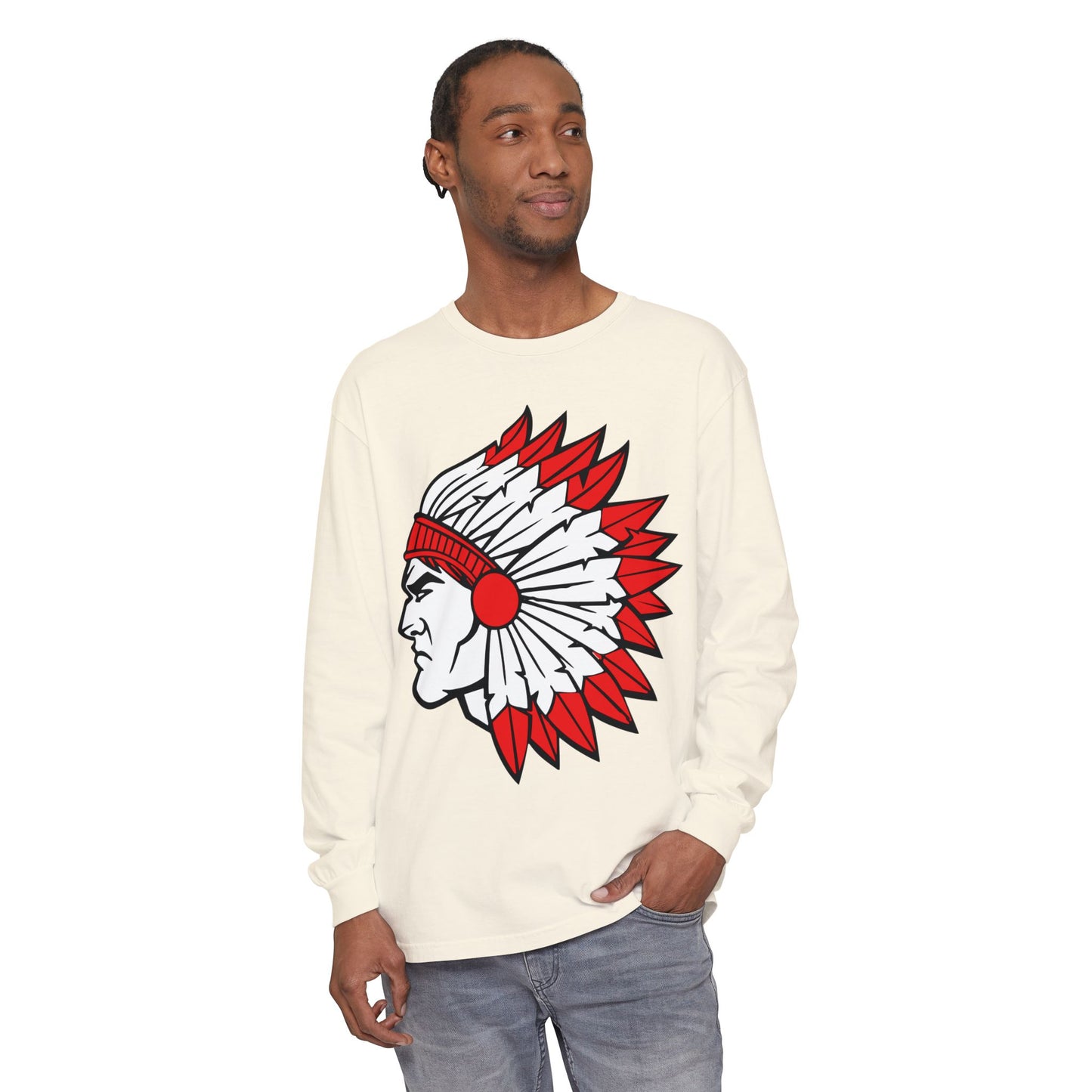 Garment-Dyed Long Sleeve Tee