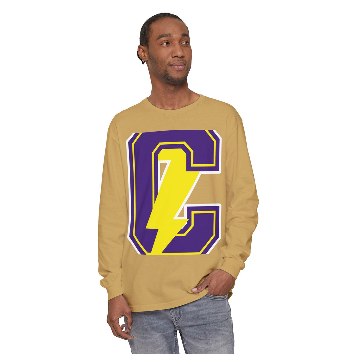 Garment-Dyed Long Sleeve Tee