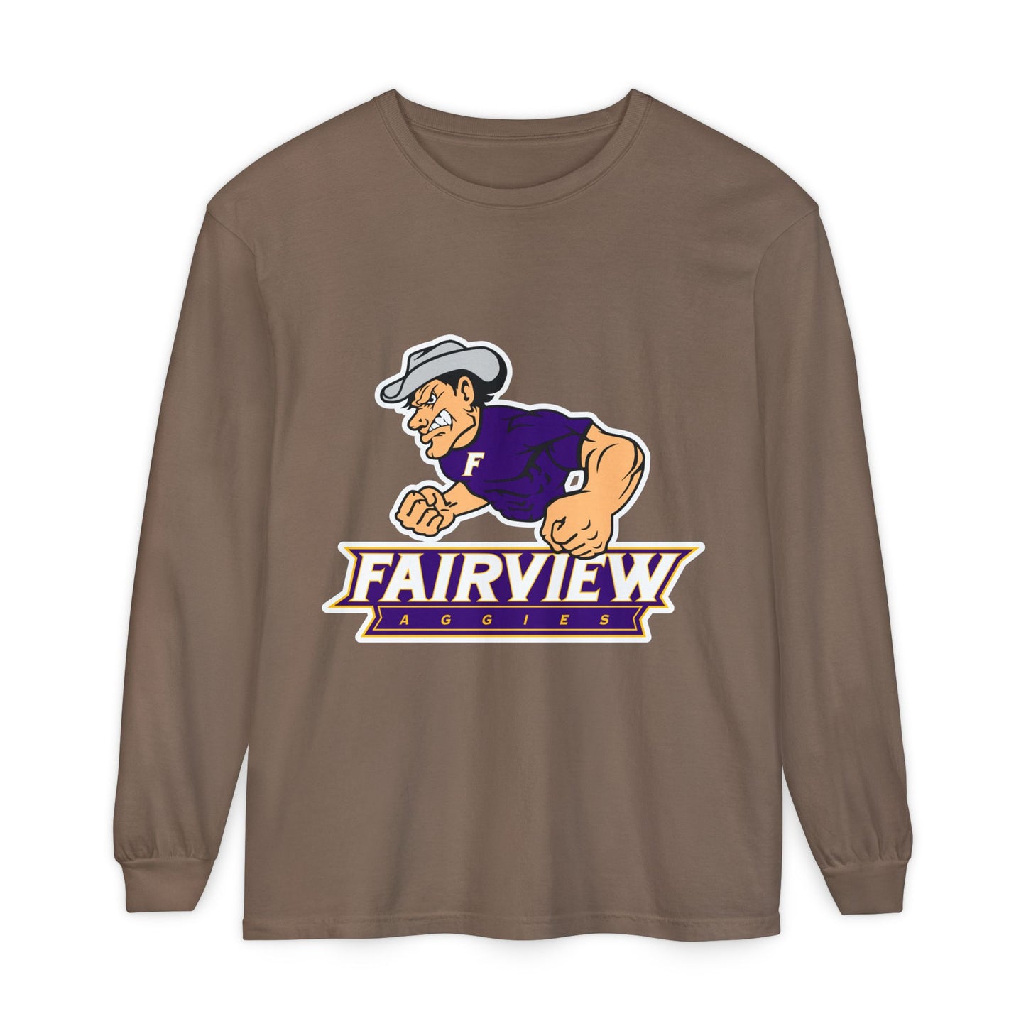 Garment-Dyed Long Sleeve Tee