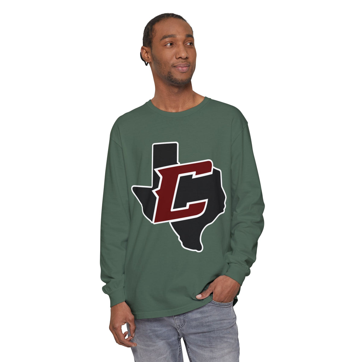 Garment-Dyed Long Sleeve Tee