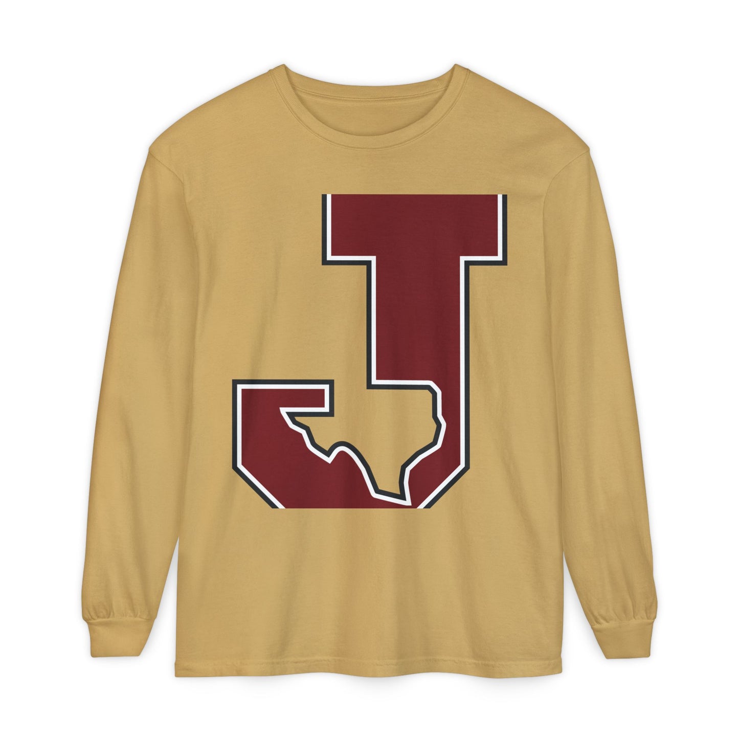 Garment-Dyed Long Sleeve Tee