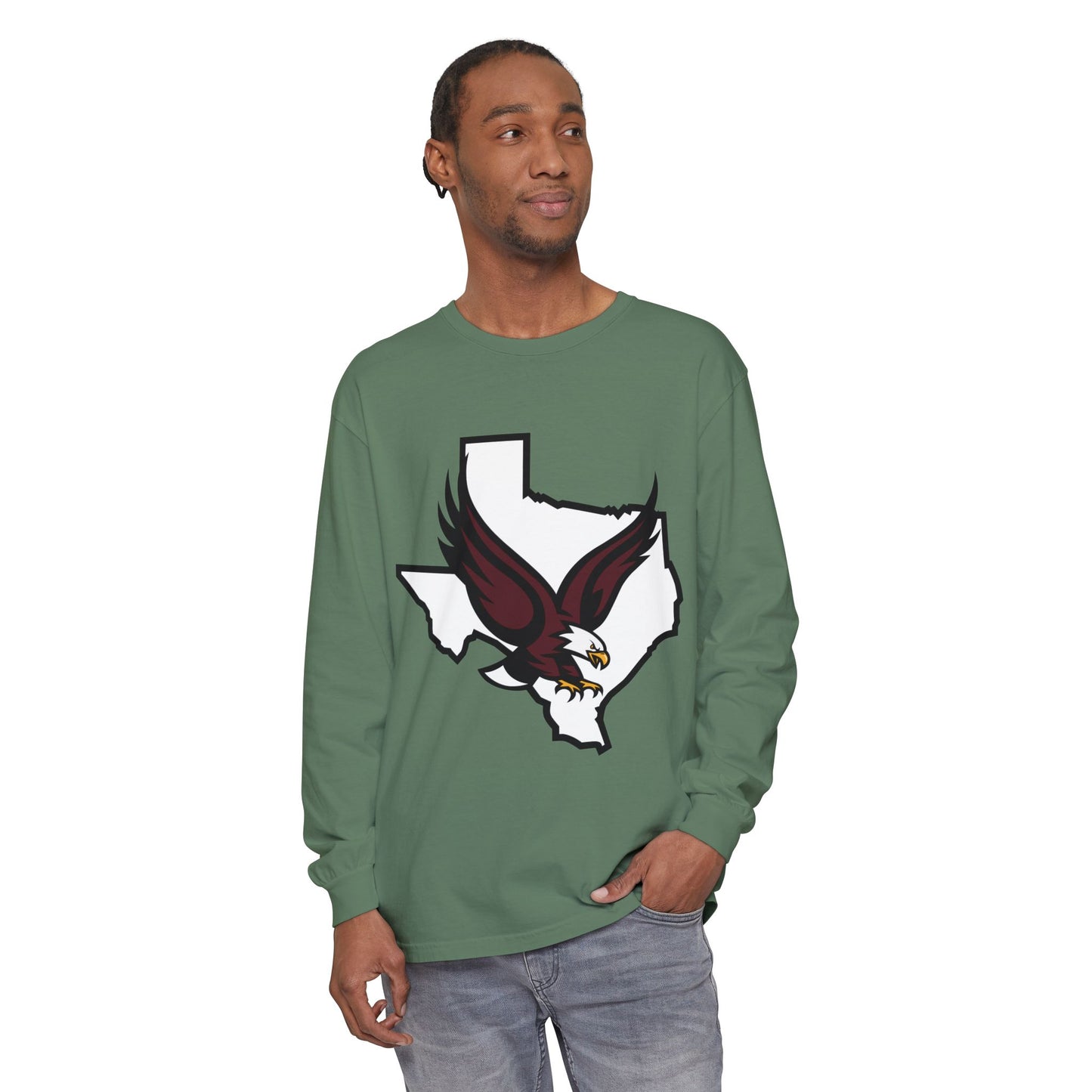 Garment-Dyed Long Sleeve Tee
