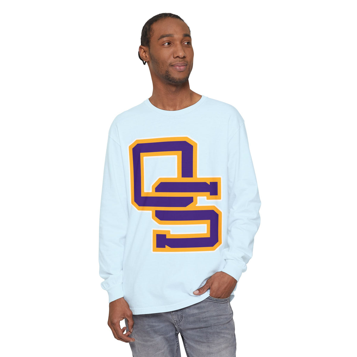 Garment-Dyed Long Sleeve Tee