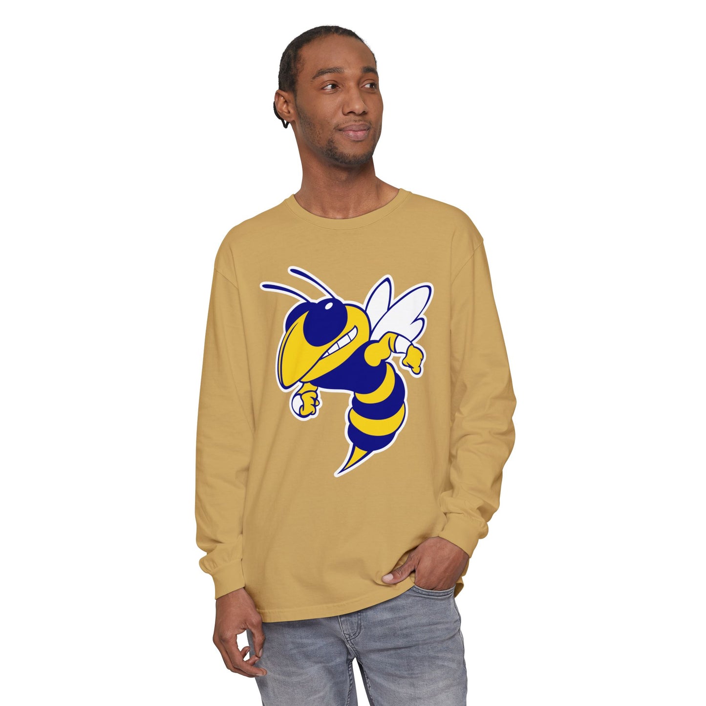 Garment-Dyed Long Sleeve Tee