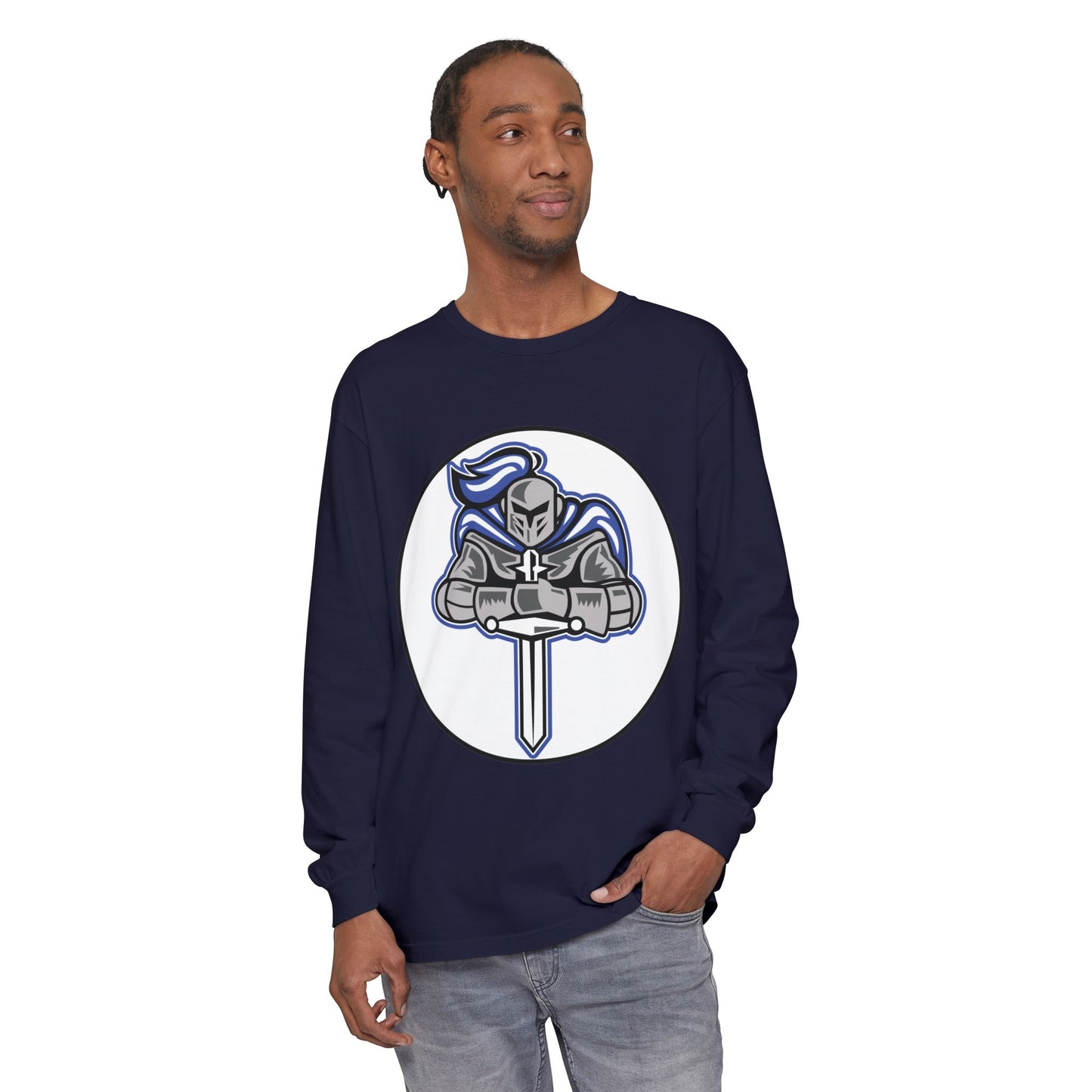 Garment-Dyed Long Sleeve Tee