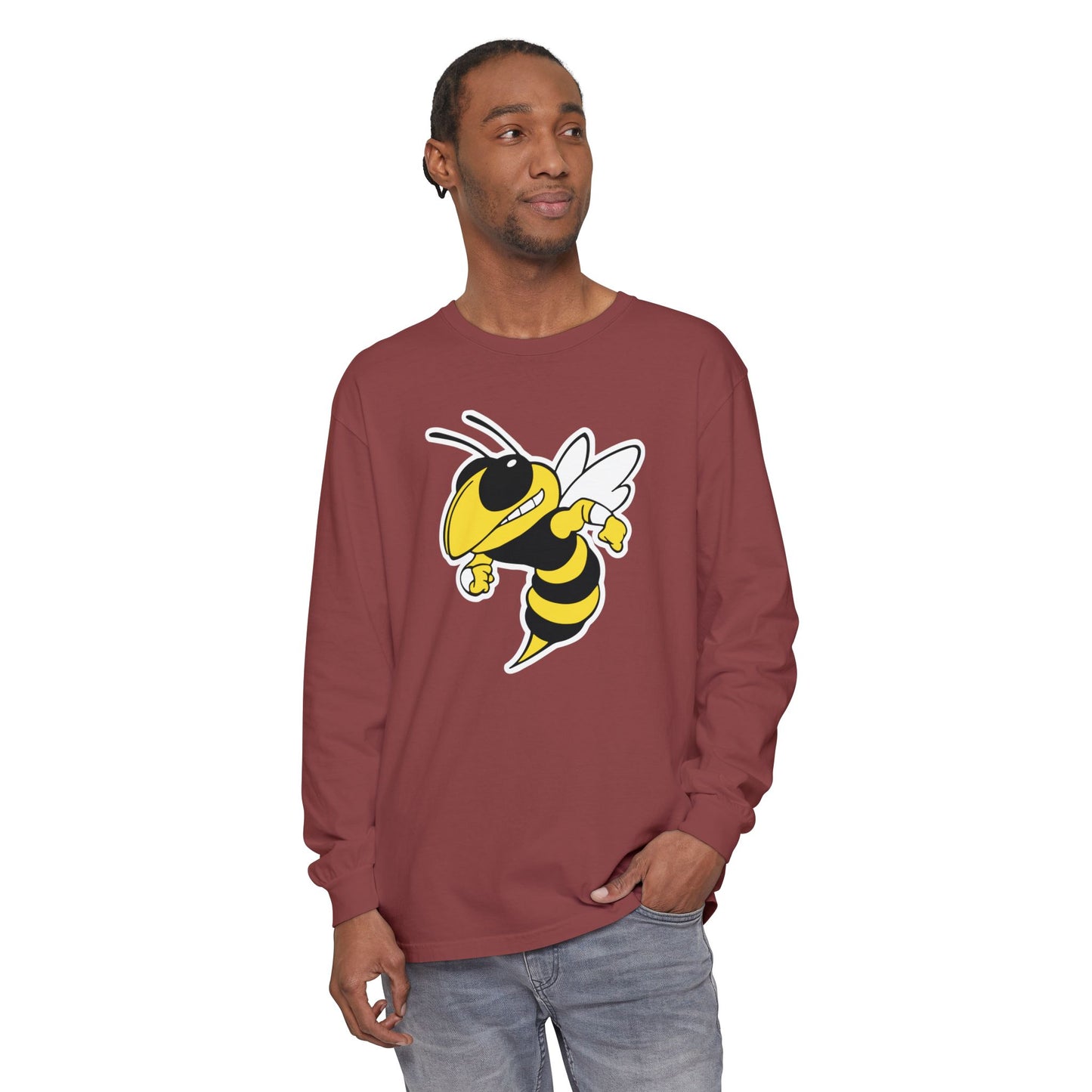 Garment-Dyed Long Sleeve Tee