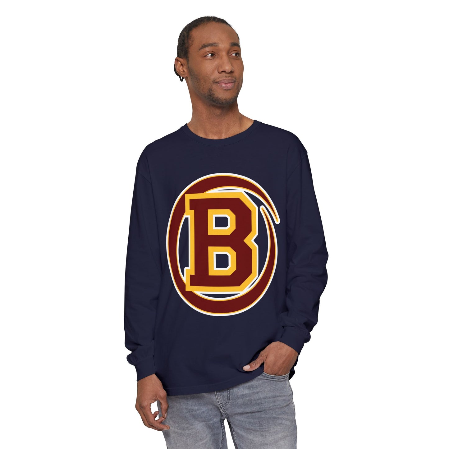 Garment-Dyed Long Sleeve Tee