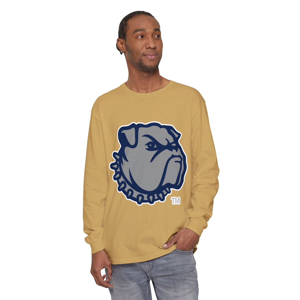 Garment-Dyed Long Sleeve Tee