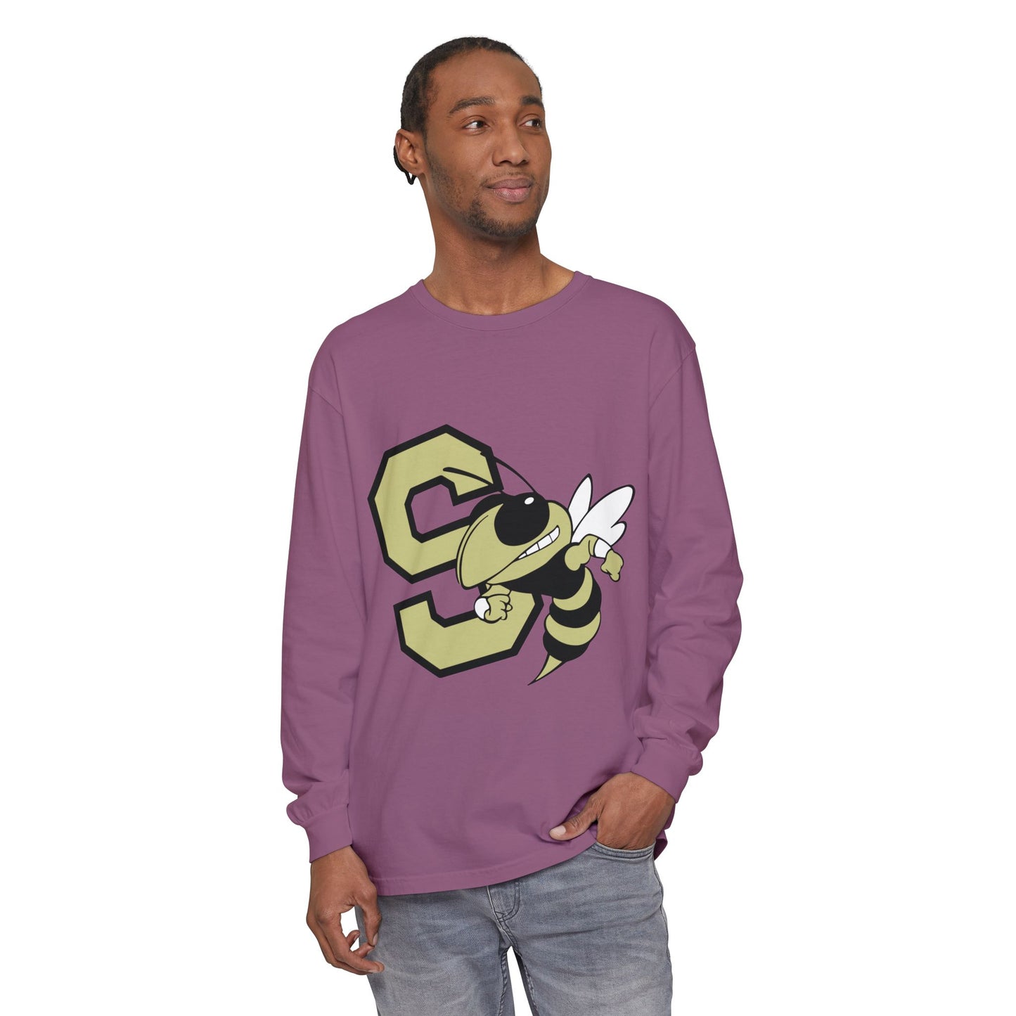 Garment-Dyed Long Sleeve Tee