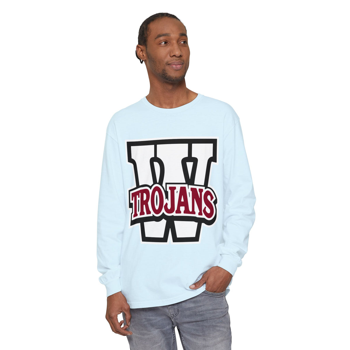 Garment-Dyed Long Sleeve Tee