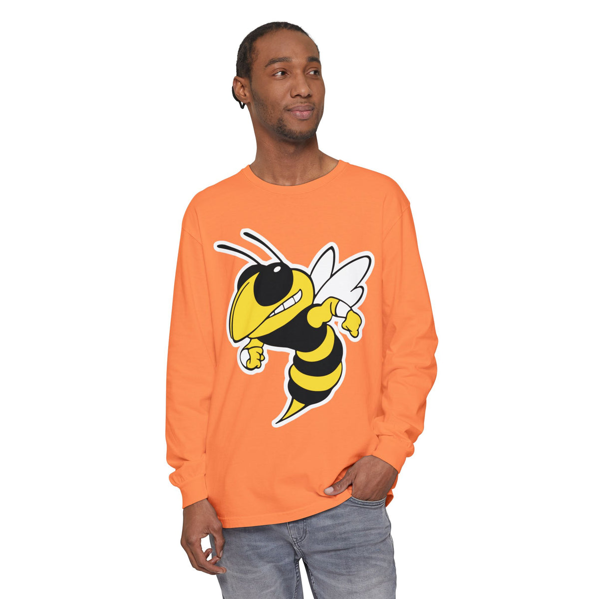 Garment-Dyed Long Sleeve Tee