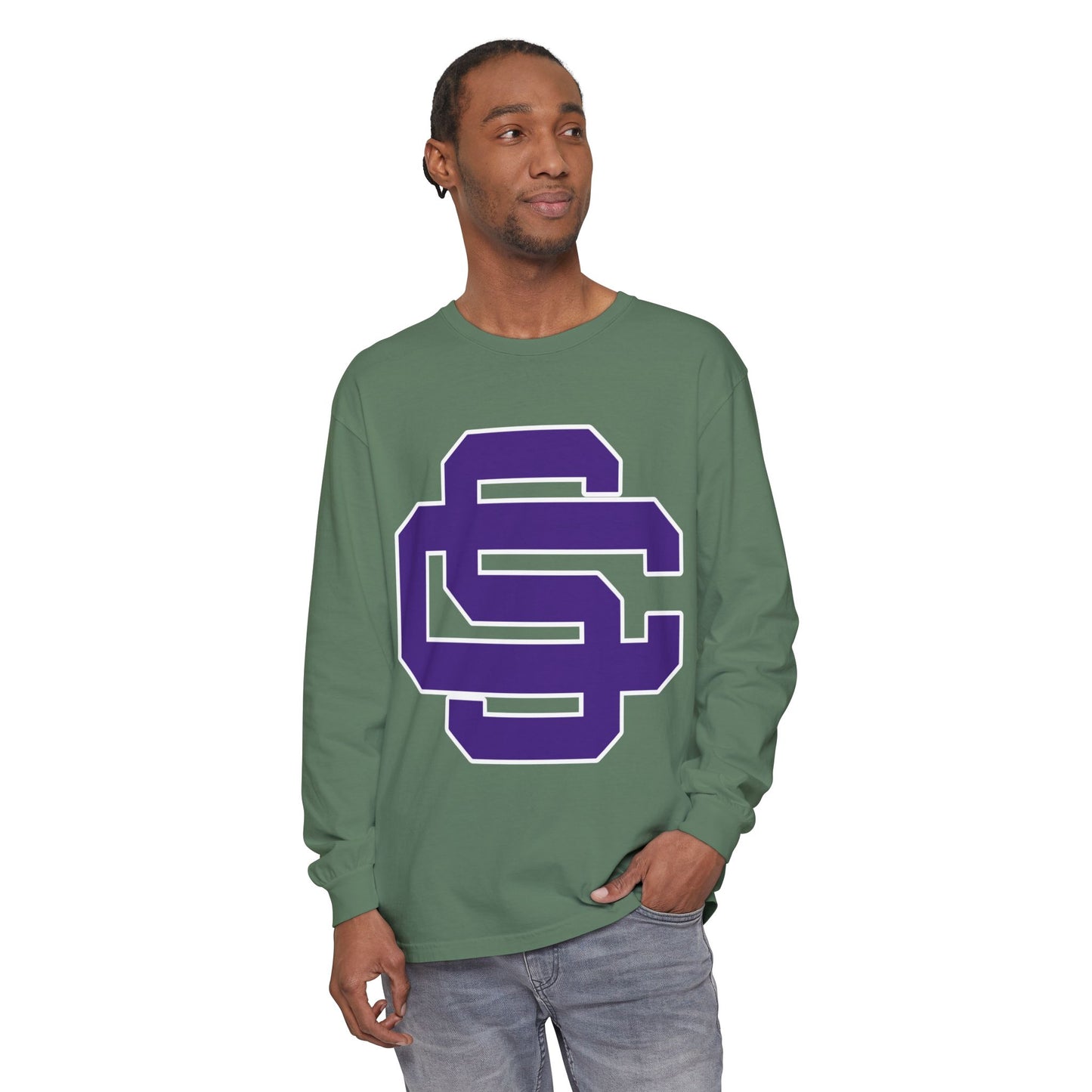 Garment-Dyed Long Sleeve Tee