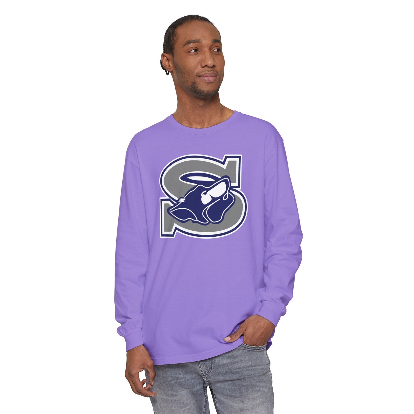 Garment-Dyed Long Sleeve Tee