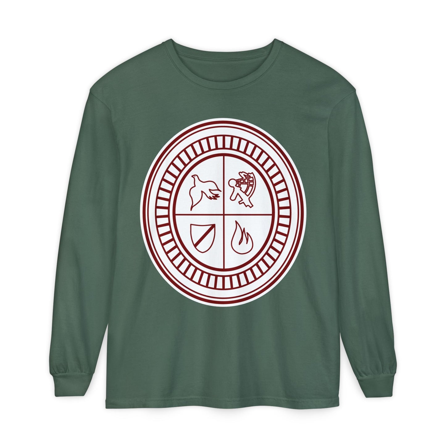 Garment-Dyed Long Sleeve Tee