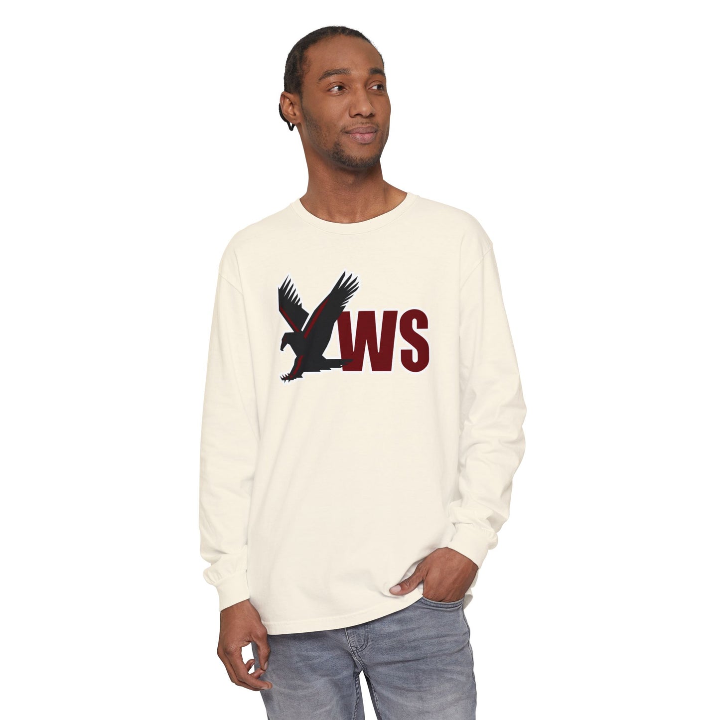Garment-Dyed Long Sleeve Tee