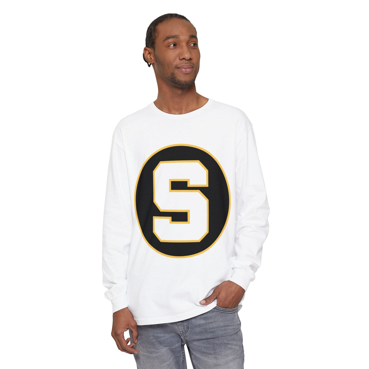Garment-Dyed Long Sleeve Tee