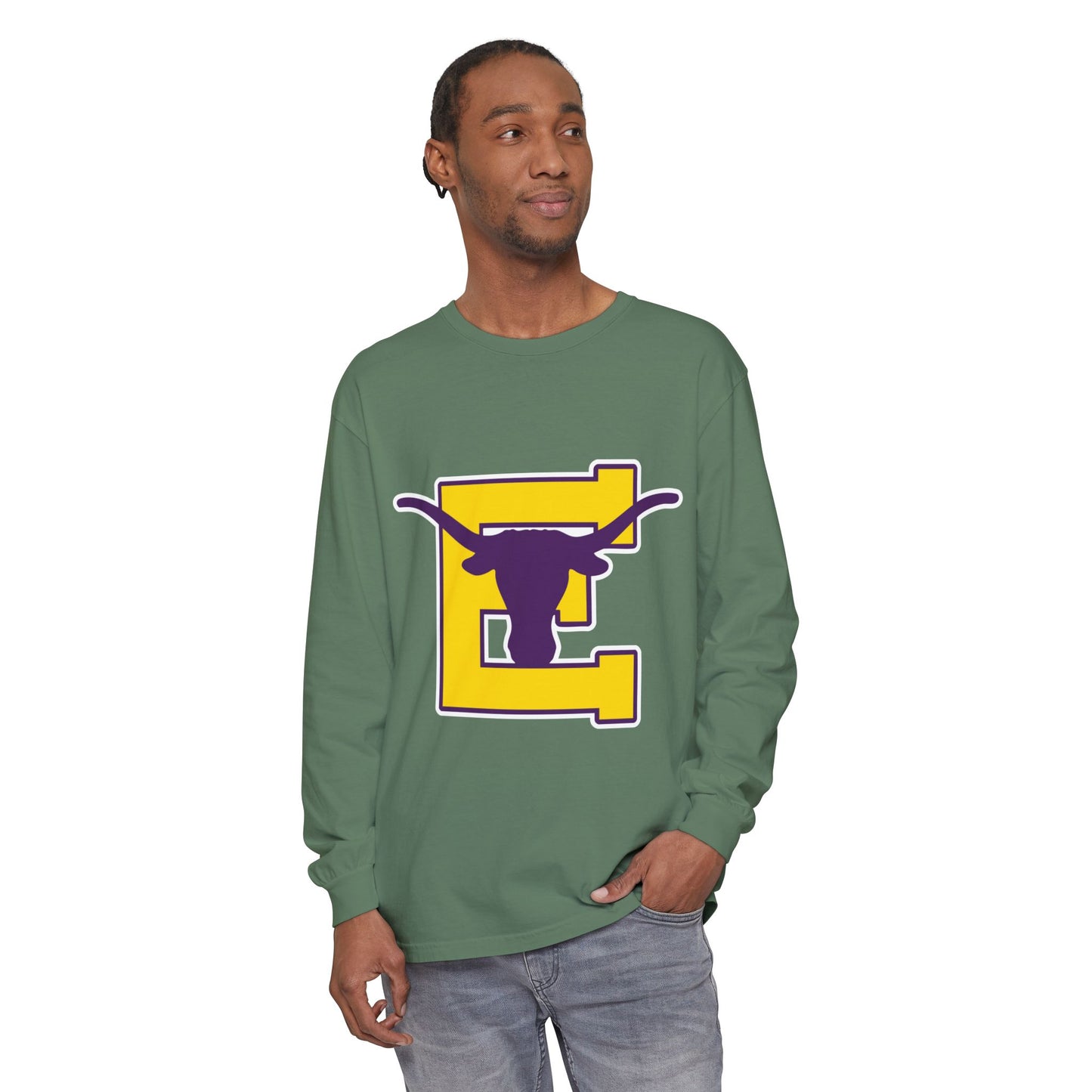 Garment-Dyed Long Sleeve Tee