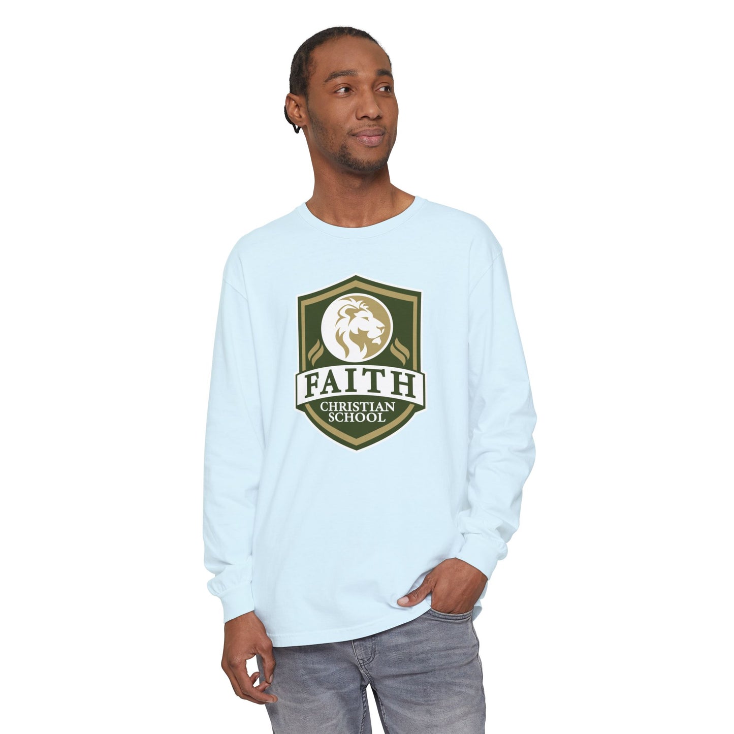 Garment-Dyed Long Sleeve Tee