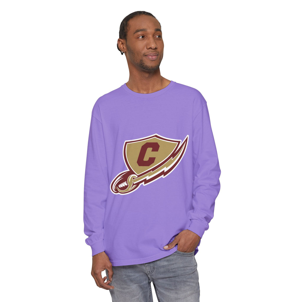 Garment-Dyed Long Sleeve Tee