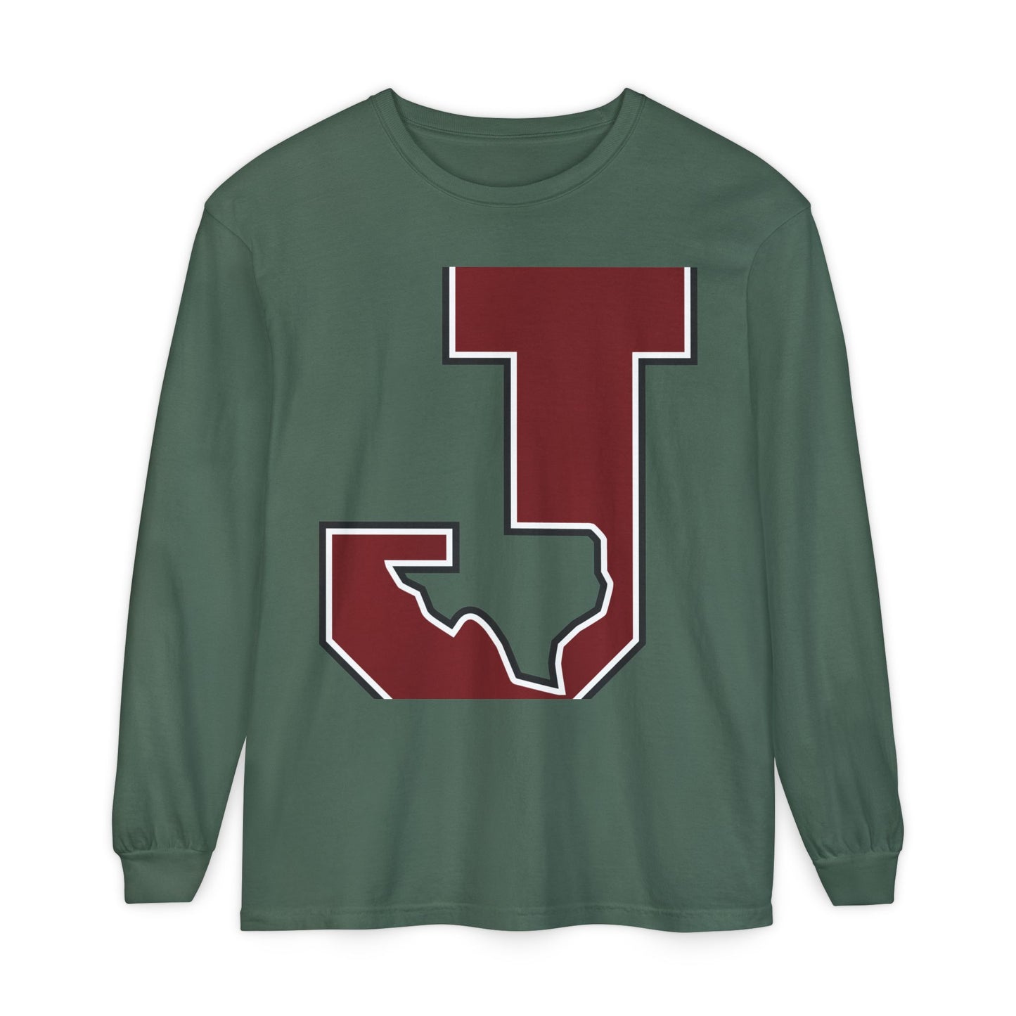 Garment-Dyed Long Sleeve Tee