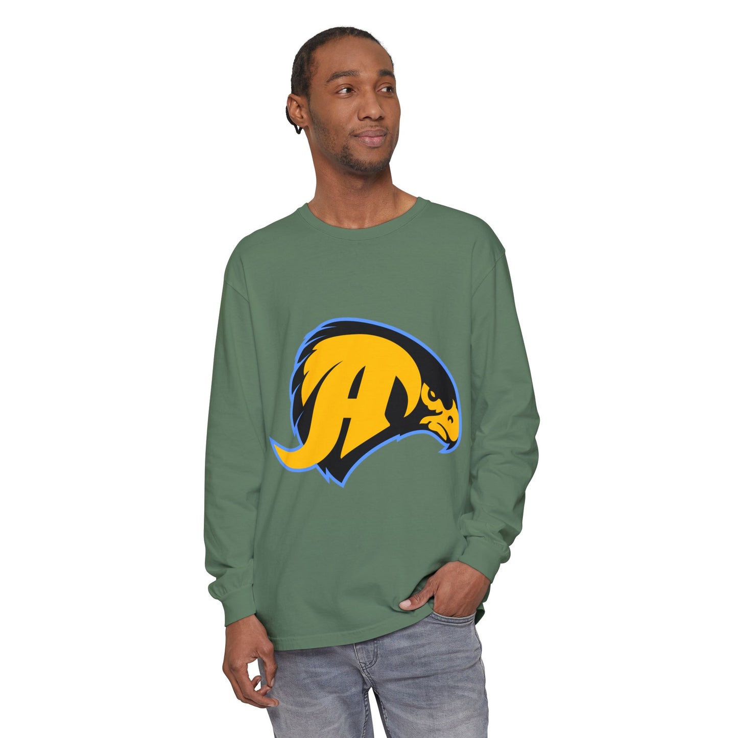 Garment-Dyed Long Sleeve Tee