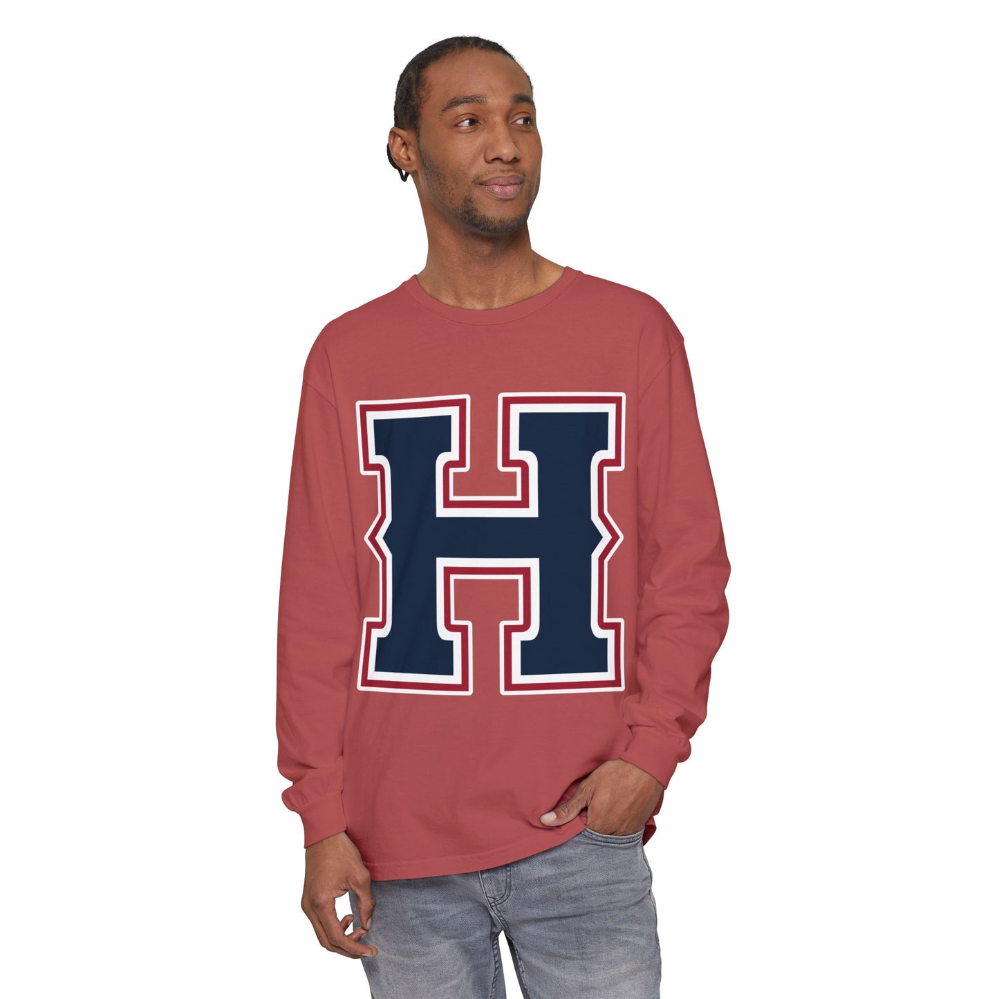 Garment-Dyed Long Sleeve Tee