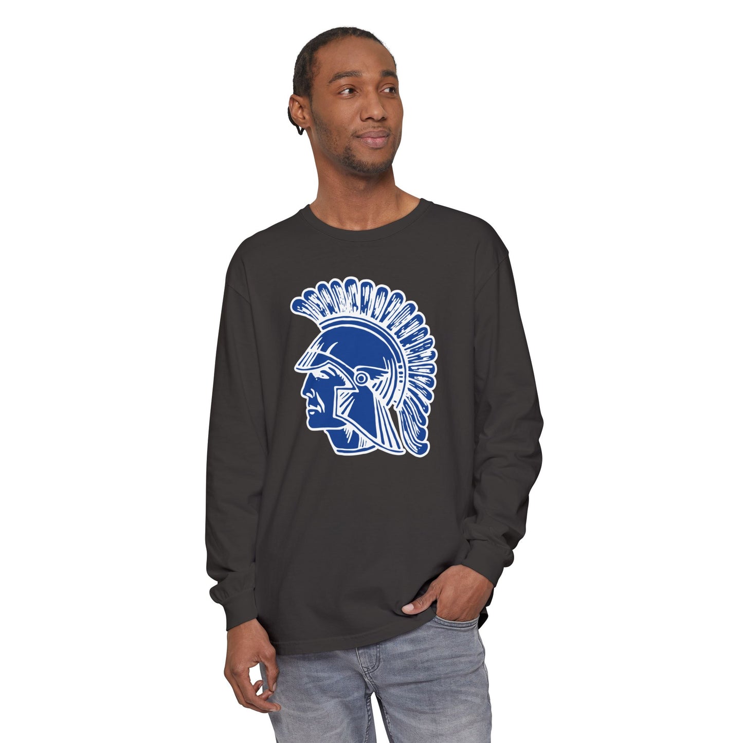 Garment-Dyed Long Sleeve Tee