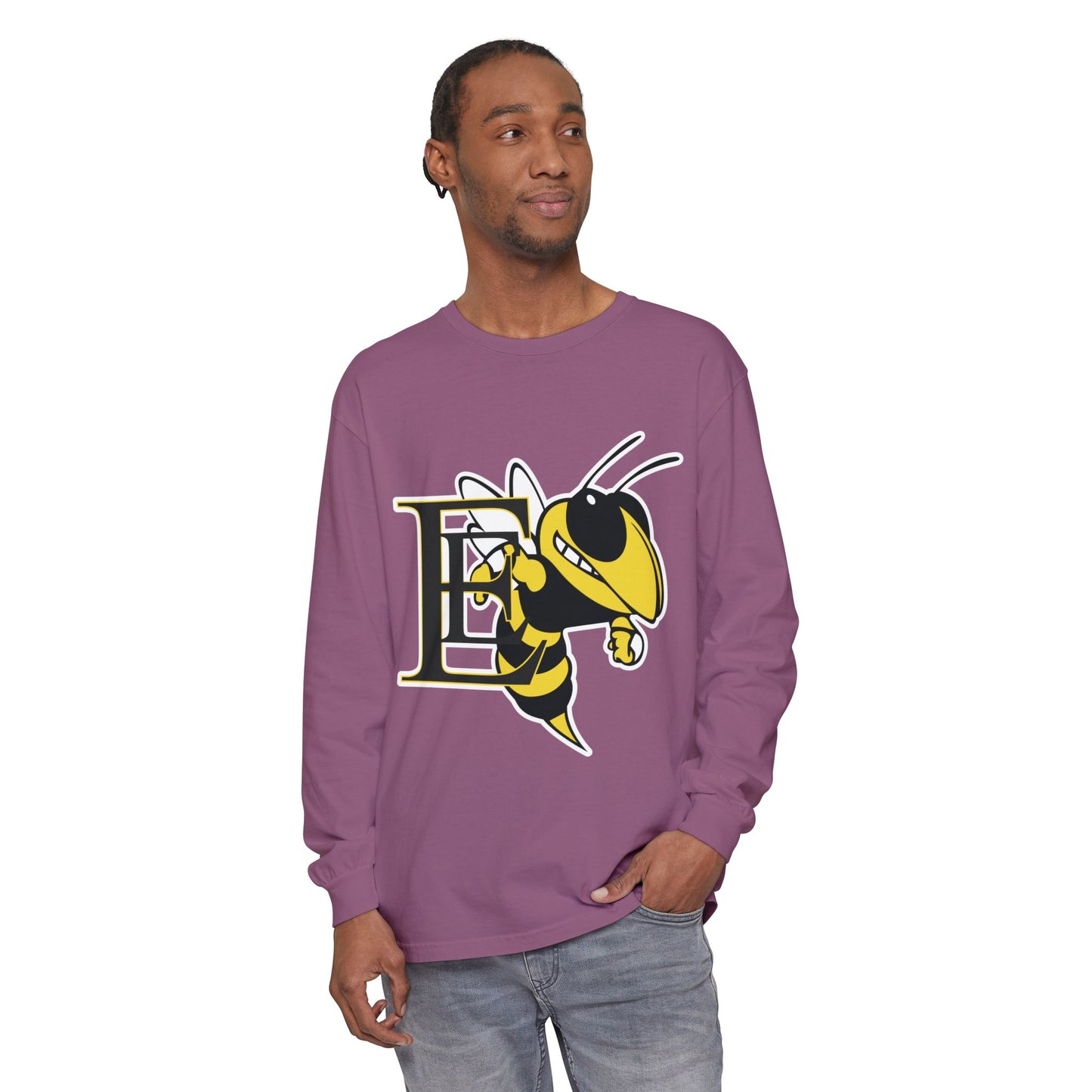 Garment-Dyed Long Sleeve Tee