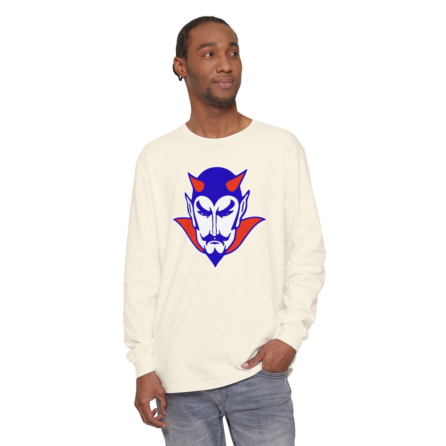 Garment-Dyed Long Sleeve Tee