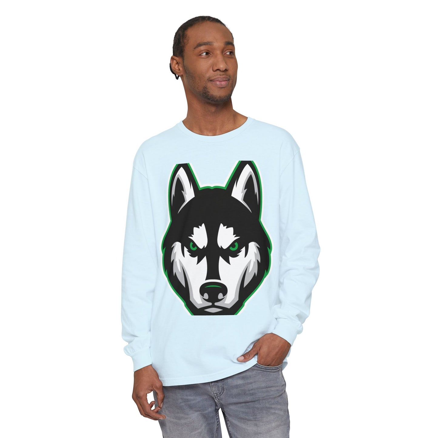 Garment-Dyed Long Sleeve Tee