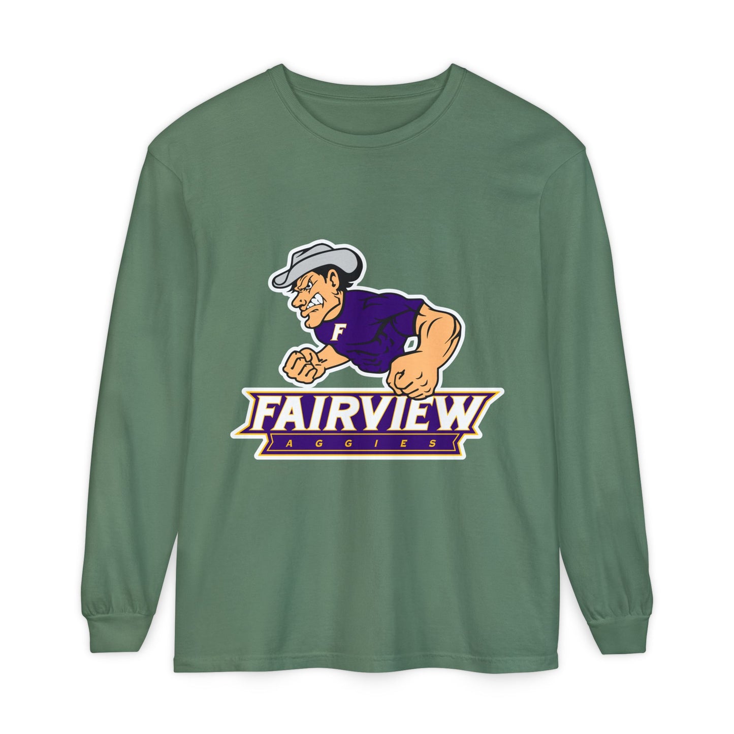Garment-Dyed Long Sleeve Tee