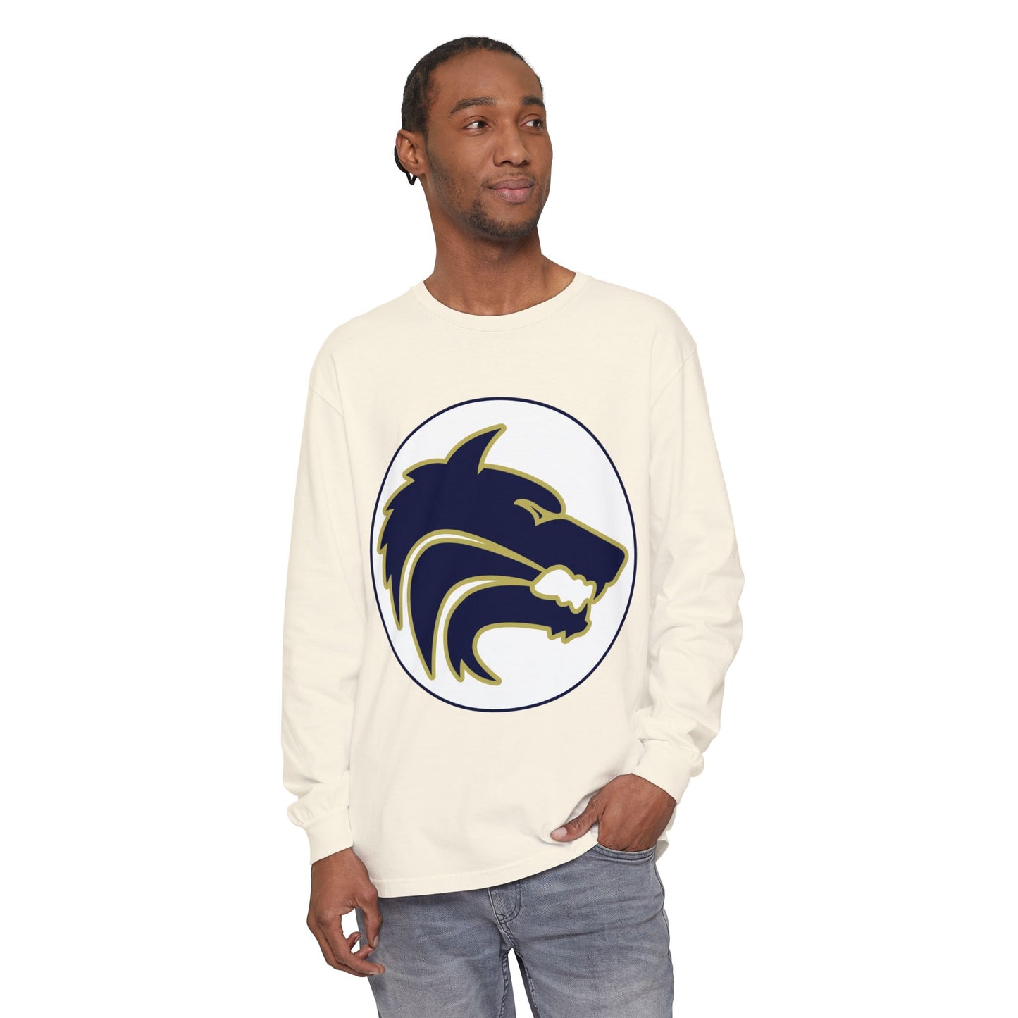 Garment-Dyed Long Sleeve Tee